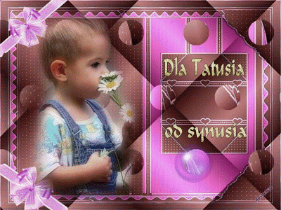 Kartka dla tatusia od synusia